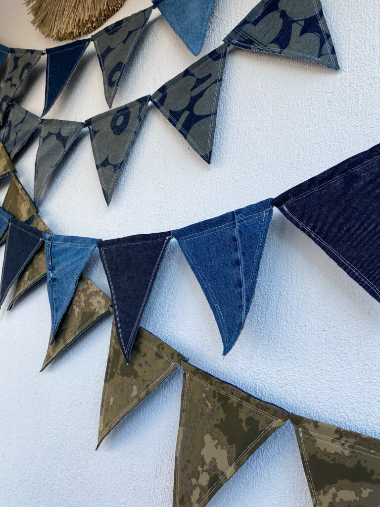 Upcycled Denim Decor - Eco-Friendly Party Accents