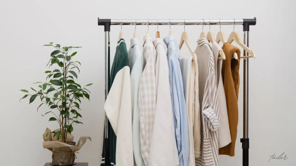 sustainable wardrobe secondhand shopping ethical clothing